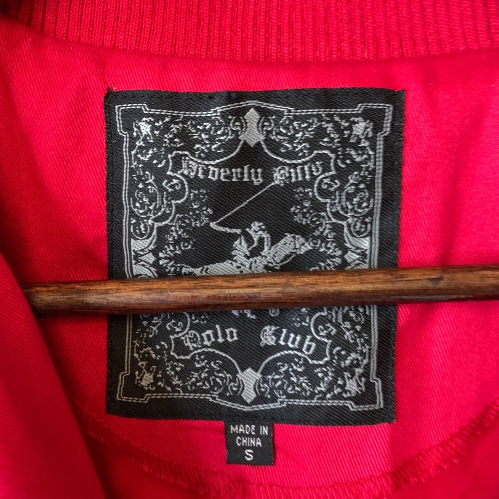 Beverly Hills Polo Club Red Bomber Jacket - Picture 3 of 6